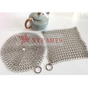 SUS316 Rings Chainmail Cast Iron Pan Scrubber Food Grade