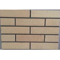 China Solid Wire Cut Outdoor Brick Paneling , Brick Veneer Panels Exterior 12mm Thickness on sale
