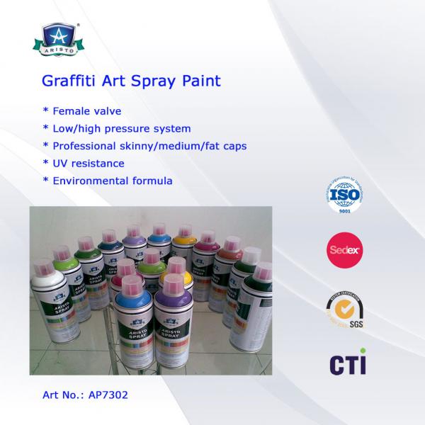 Peinture de jet multi de graffiti d'art des couleurs 400ml pour la décoration de