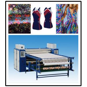 Roller To Roller Textile Calender Machine Heat Press Machine For Transfer Printing