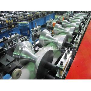 China PLC Control Roof Ridge Cap Roll Forming Machine For Galvanized Steel Sheet supplier