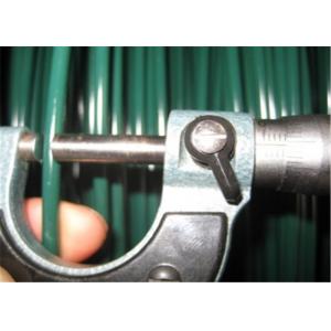 Green Color 2.2mm 2.8mm Pvc Coated Steel Wire Rust Resistance For Install Binding