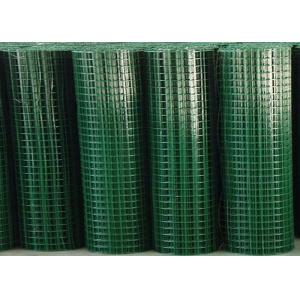 China Green PVC Coated Welded Wire Mesh High Tensile Strength For Construction Project supplier