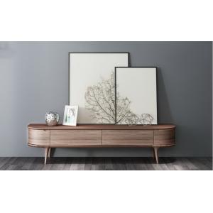 2017 New Walnut Wood Furniture Design Living room sets Long TV Stand &  Floor Cabinets