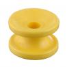 China 12kv plastic donut insulator 10mm nail round corner yellow bobbin Electric Fence insulator With Weight 12.8g wholesale