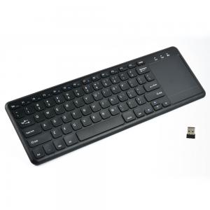 2.4G Wireless Media Keyboard Mouse Combo with  Big Mouse Touchpad Multi Touch Function