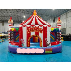 China Clown Themed 5.2x5m Inflatable Combos Adult Blow Up Jump House supplier