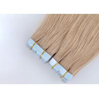 China Double Weft Tape In Human Hair Extensions , European Tape In Hair Extensions on sale