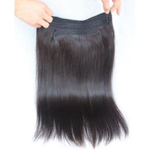 China Thick Bottom 120g 10-30 IInches Brazilian Human Hair Silky Straight Halo Hair Extension supplier