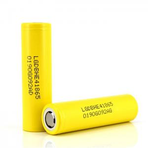 China  HE4 18650 2500mAh rechargeable lithium-ion high drain battery  HE4 2500mAh battery for e-cig mechanical mods supplier