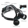 China Adjustable 18650 Lithium 100m USB Rechargeable Headlamp wholesale
