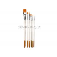 China 6Pcs Artist Paint Brushes Set For Acrylic Watercolor Oil Painting Craft Nail Face on sale