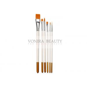 China 6Pcs Artist Paint Brushes Set For Acrylic Watercolor Oil Painting Craft Nail Face supplier