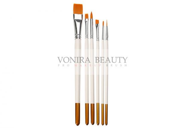 6Pcs Artist Paint Brushes Set For Acrylic Watercolor Oil Painting Craft Nail