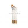 6Pcs Artist Paint Brushes Set For Acrylic Watercolor Oil Painting Craft Nail