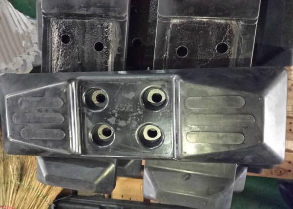 Durable Rubber Track Pads For Excavators With 450mm Length 125mm Width