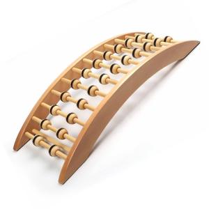 China Natural Wooden Electric Back Massager Eco Friendly Material Increases Blood Circulation supplier
