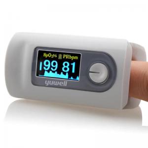 China Plastic material white finger pulse oximeter for hospital oximeter supplier