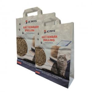 Open Mouth Kraft Paper Bags For Cat Litter Packaging