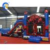 China 特徴 ポータブル スパイダーマン スライド・ジャンプ・キャッスル wholesale