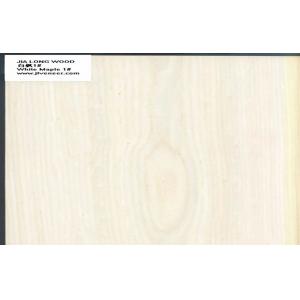 White Maple Engineered Wood Veneer , Sliced Cut Wood Flooring Veneer