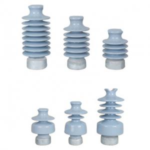 Pin Post Porcelain Insulators Electrical Power 33KV