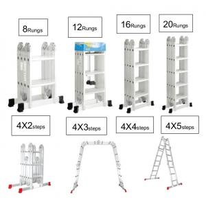 EN131 Alloy 4x3 Multi Function Ladder Platform
