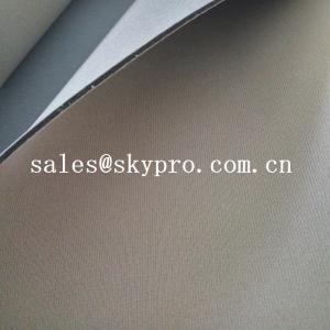 China Customized anti-shock neoprene foam sheet two sided coated polyester jersey nylon fabric supplier
