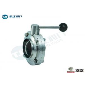 Butt - Weld Stainless Steel Sanitary Valves DN15 - DN300 With Pull Handle