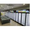 China R290 Commercial Refrigerator Freezer Auto Defrost Glass Door Upright Freezer Showcase wholesale