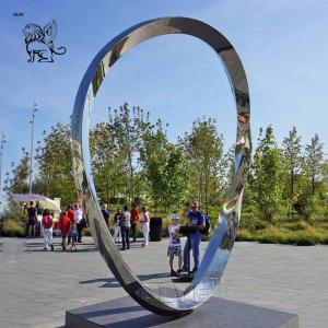 China BLVE Stainless Steel Garden Sculpture Polished Metal Abstract Statue Large Outdoor Modern Art Decorative supplier