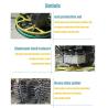 China Smooth Finishing Gasoline DMR600P Small Walk Behind Concrete Edge Corner Power Trowel Machine with Short Turning Radius wholesale