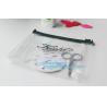Plastic Makeup Brushes Bag For Women Zipper EVA Slider Gusset Cosmetic Bag,
