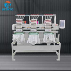 China Wonyo High-Speed 3-Head Computerized 3D Embroidery Machine for Cap and T-Shirt, Flat Things wholesale