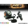 234g Black 8000lux LED Mining Light Digital Cordless Mining Safety Cap Lamps