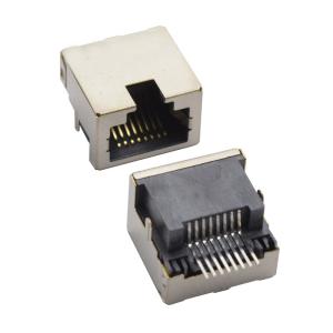 China 8p8c surface mount recessed RJ45 Modular Jack connector with  H=6.85mm low profile wholesale