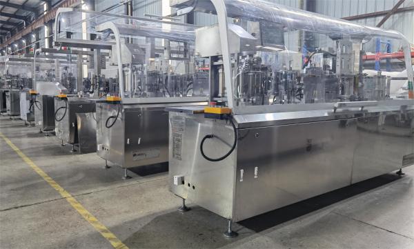 PLC Control Automatic Wet Napkin Machine CE Certification Power Saving