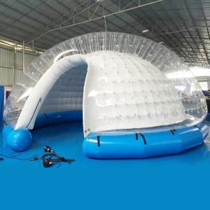 China Outdoor Camping Family Inflatable Clear Dome Tent Crystal Bubble Tent supplier