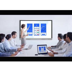 China Fullscreen View Touch Screen Interactive Whiteboard Led Black Aluminium Frame supplier