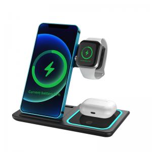 15W Portable Wireless Charger Dual Output Compatible Multiple Iphone Charging Station