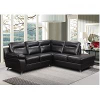 China Bedroom Practical Modern Leather Sofa , Brown Contemporary Leather Furniture on sale