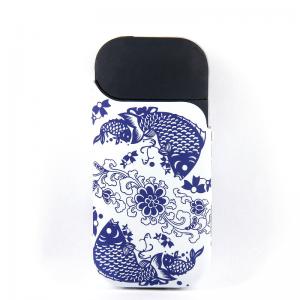 Blue and White china IQOS water decal case for IQOS water printing hard PC cover for Electronic cigarette