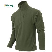 China Polyester Soft Shell Mens Tactical Fleece Jacket Windproof Waterproof on sale