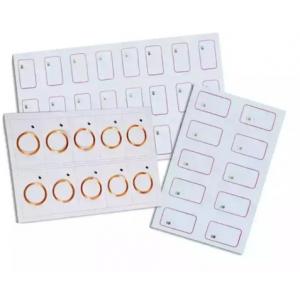 13.56MHz NFC Inlay Sheet TAG 213 , 215 Inlay Dry NFC Antenna RFID PVC Sheets for Cards