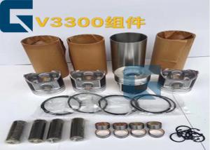 China Geniune KUBOTA Engine Parts V3300 V2607 Engine Cylinder Liner Kit For Excavator on sale 