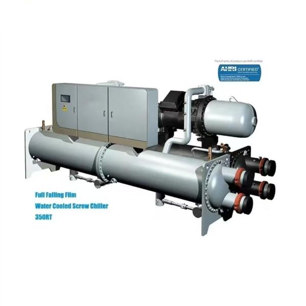 Industrial Water Cooled Chiller with Shell And Tube Type Heat Exchanger and 170-1800 RT Cooling Capacity Range