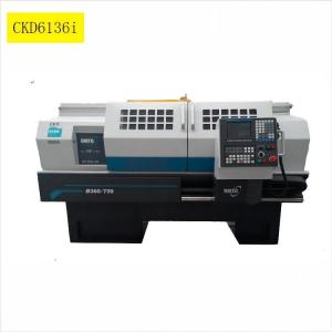 Horizontal Flat Bed CNC Lathe Machines CKD6136i 20 - 3000r/Min Spindle Speed