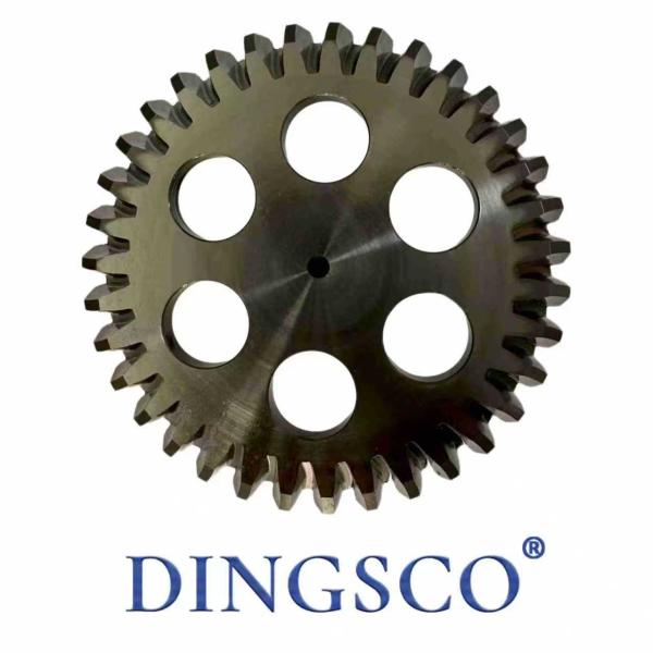 High-Precision ISO 4-6 Grade Steel Robot Spiral Gear with Gleason Teeth Profile for Smooth Transmission