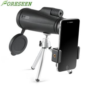 China 12x50 télescope monoculaire noir, double monoculaire de foyer imperméable avec le trépied d'agrafe supplier