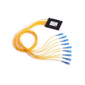 China Divisor da fibra óptica do PLC 1×8 para o sistema de comunicação óptica supplier
